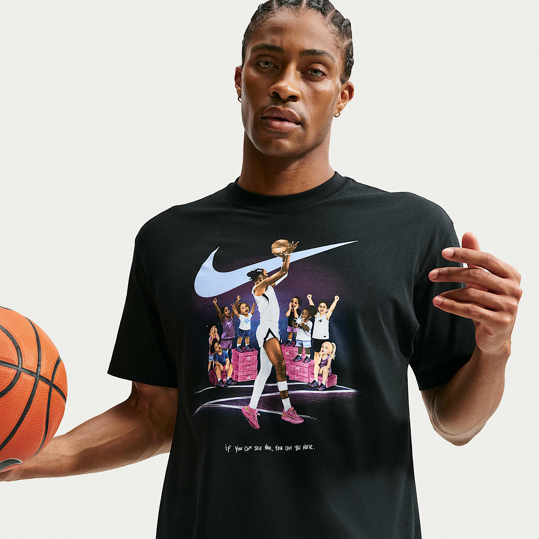 A'ja Wilson Nike T-Shirt. Nike.com